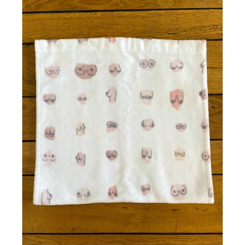 Boob hand towel